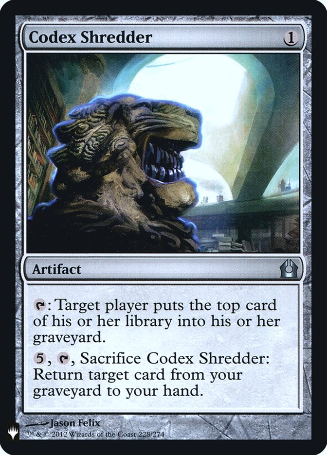 Codex Shredder [Mystery Booster] | Mindsight Gaming