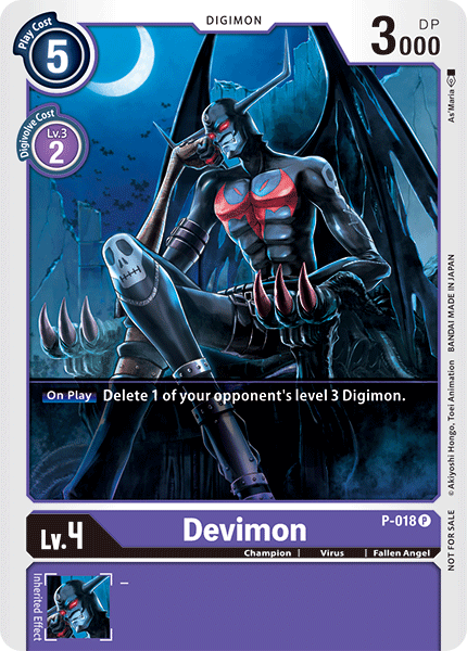 Devimon [P-018] [Promotional Cards] | Mindsight Gaming