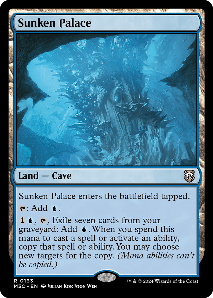 Sunken Palace (Extended Art) (Ripple Foil) [Modern Horizons 3 Commander] | Mindsight Gaming