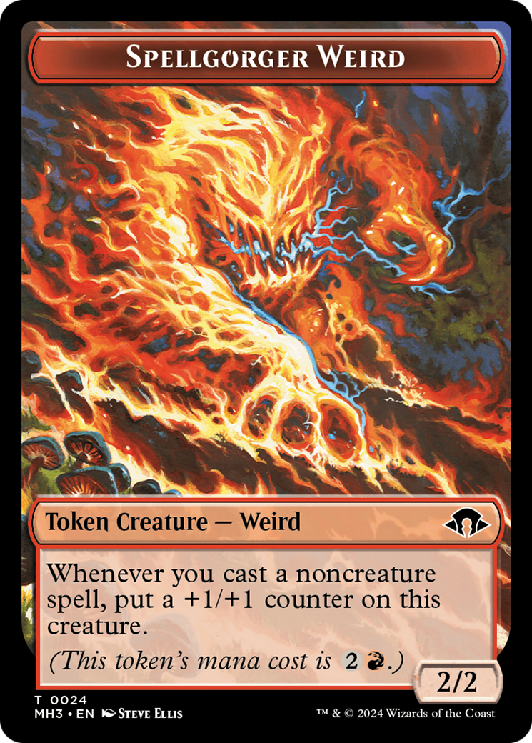 Eldrazi Spawn // Spellgorger Weird Double-Sided Token [Modern Horizons 3 Tokens] | Mindsight Gaming