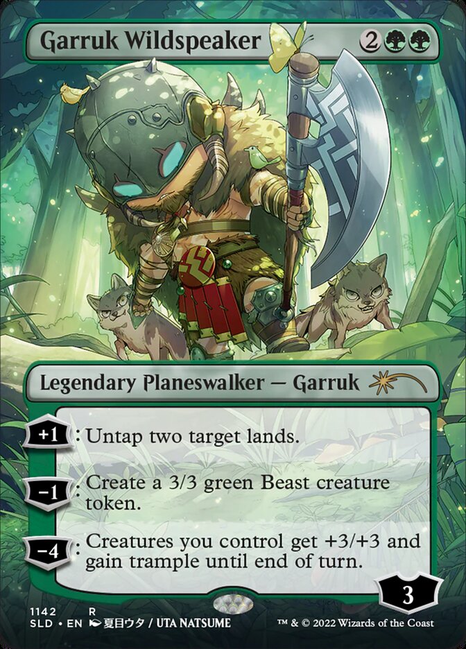 Garruk Wildspeaker (Borderless) [Secret Lair Drop Series] | Mindsight Gaming