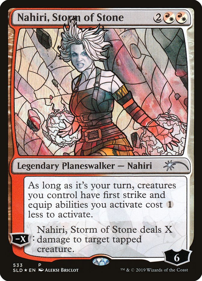 Nahiri, Storm of Stone (Stained Glass) [Secret Lair Drop Promos] | Mindsight Gaming