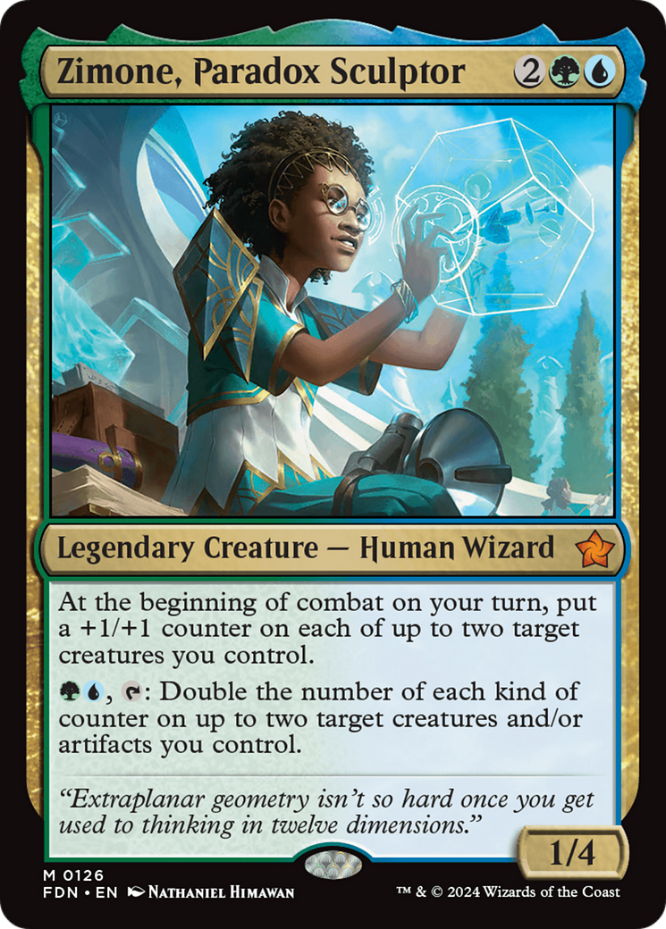 Zimone, Paradox Sculptor [Foundations] | Mindsight Gaming