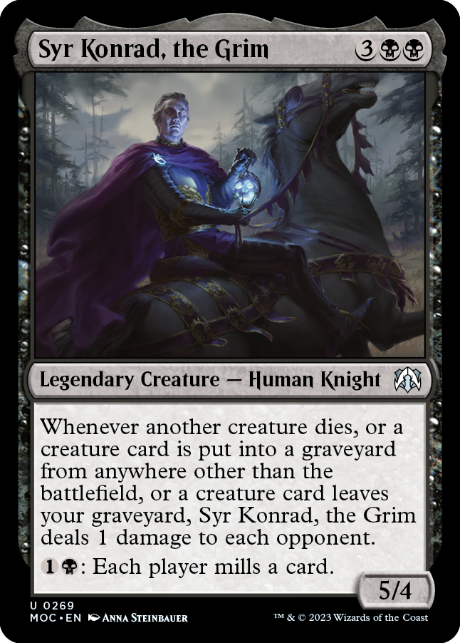 Syr Konrad, the Grim [March of the Machine Commander] | Mindsight Gaming