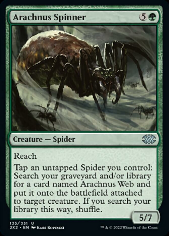 Arachnus Spinner [Double Masters 2022] | Mindsight Gaming