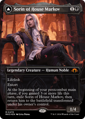 Sorin of House Markov // Sorin, Ravenous Neonate (Borderless) (Textured Foil) [Modern Horizons 3] | Mindsight Gaming