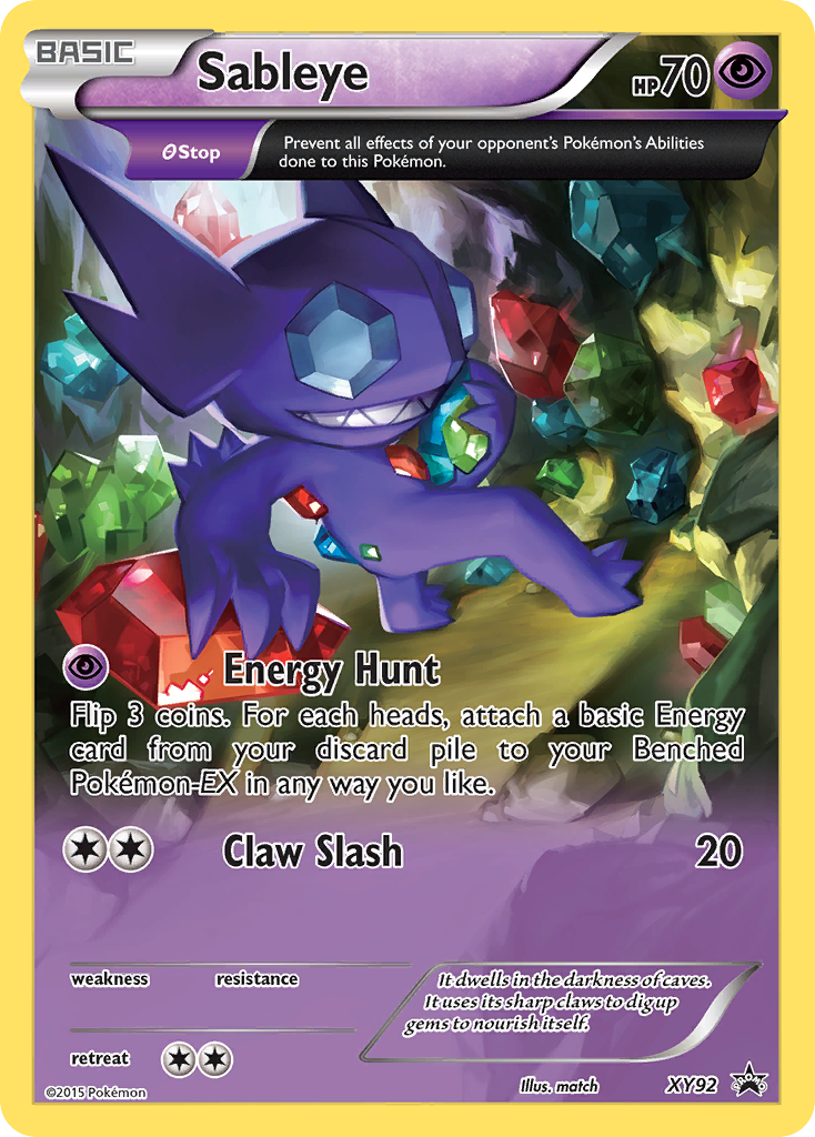 Sableye (XY92) [XY: Black Star Promos] | Mindsight Gaming