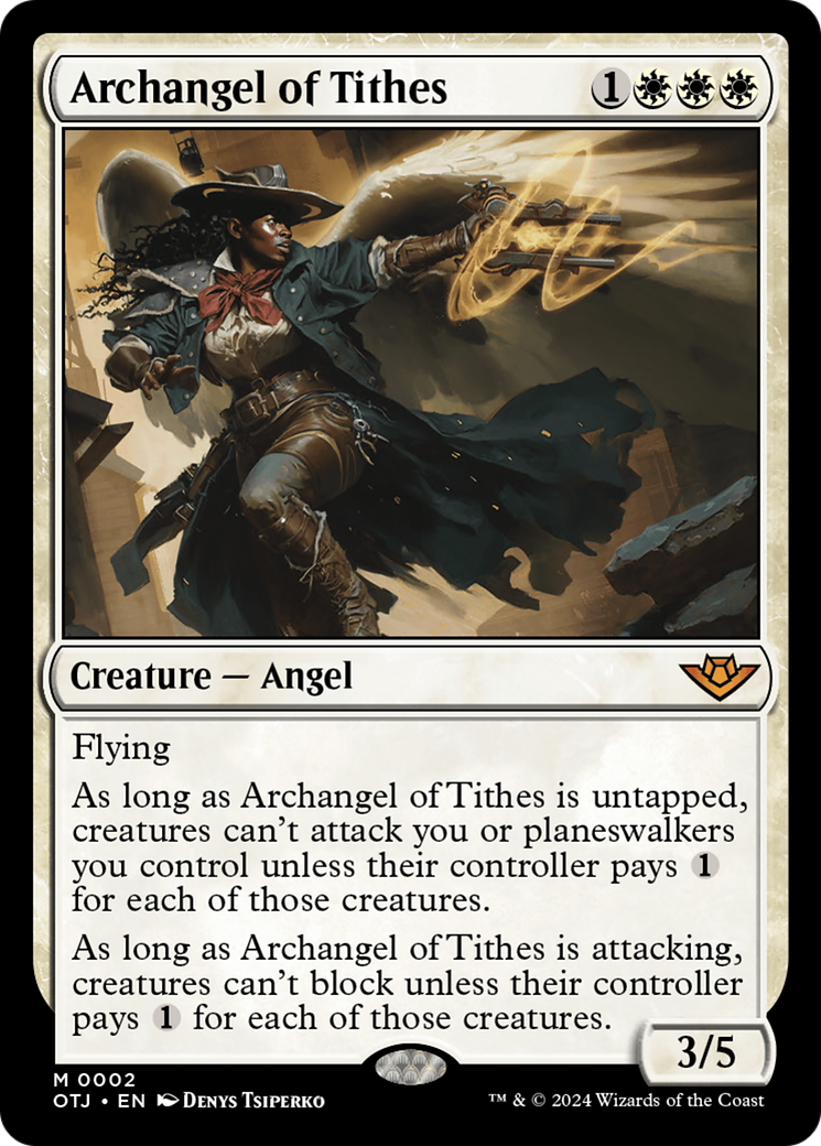 Archangel of Tithes [Outlaws of Thunder Junction] | Mindsight Gaming