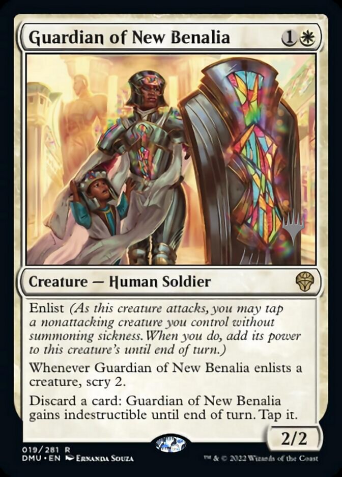 Guardian of New Benalia (Promo Pack) [Dominaria United Promos] | Mindsight Gaming