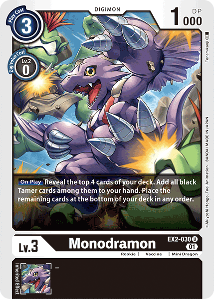 Monodramon [EX2-030] [Digital Hazard] | Mindsight Gaming