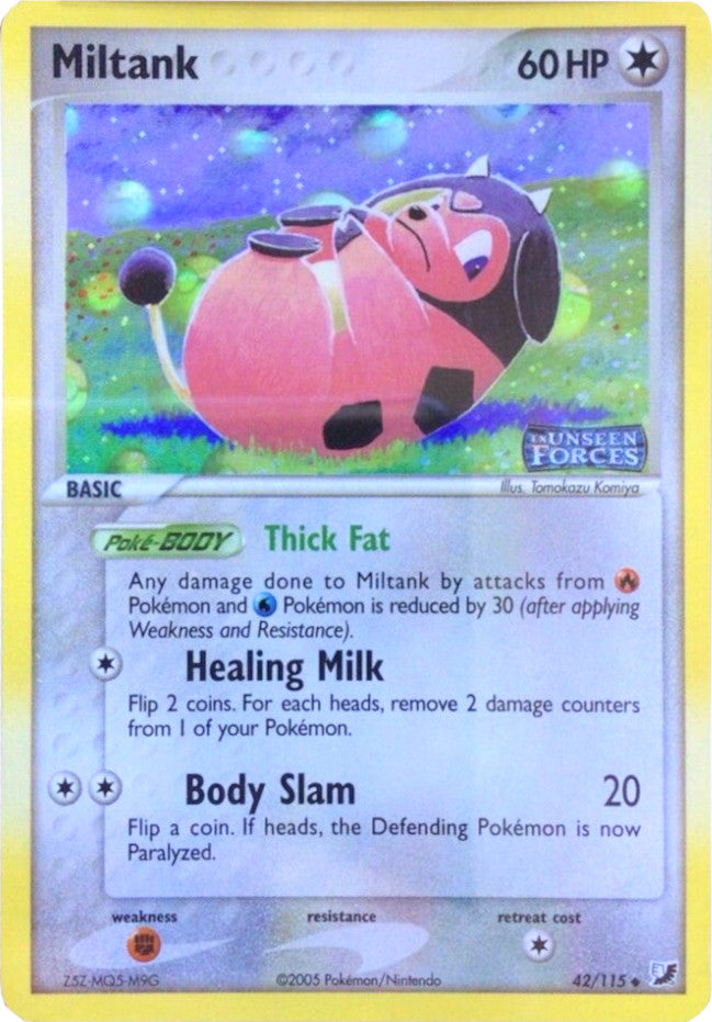 Miltank (42/115) (Stamped) [EX: Unseen Forces] | Mindsight Gaming