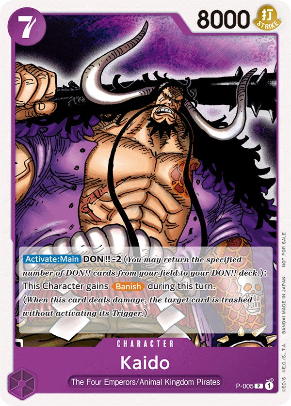 Kaido (Promotion Pack 2022) [One Piece Promotion Cards] | Mindsight Gaming