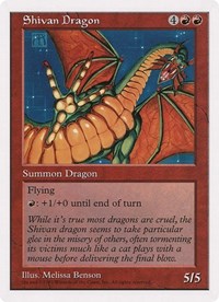 Shivan Dragon (Oversized) [Oversize Cards] | Mindsight Gaming