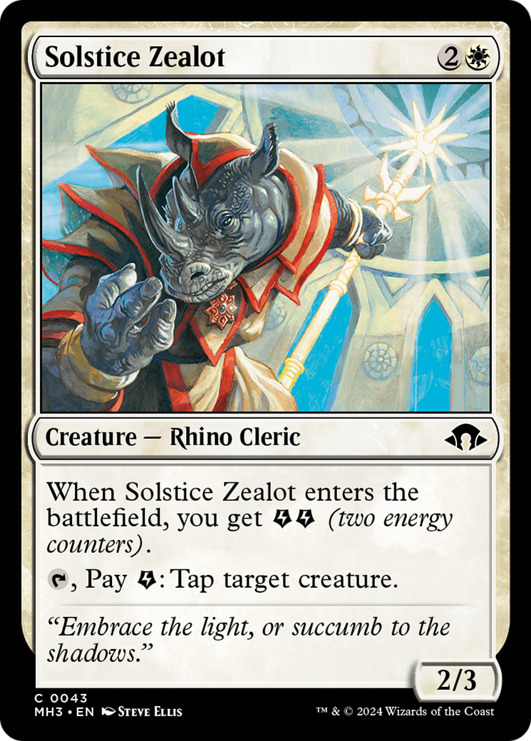 Solstice Zealot [Modern Horizons 3] | Mindsight Gaming