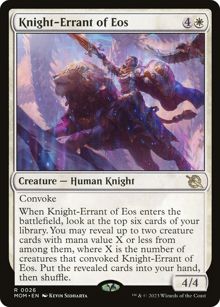 Knight-Errant of Eos [March of the Machine] | Mindsight Gaming