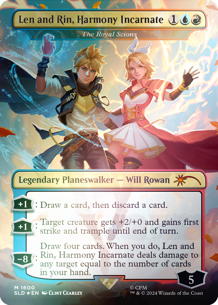 Len and Rin, Harmony Incarnate - The Royal Scions (Rainbow Foil) [Secret Lair Drop Series] | Mindsight Gaming