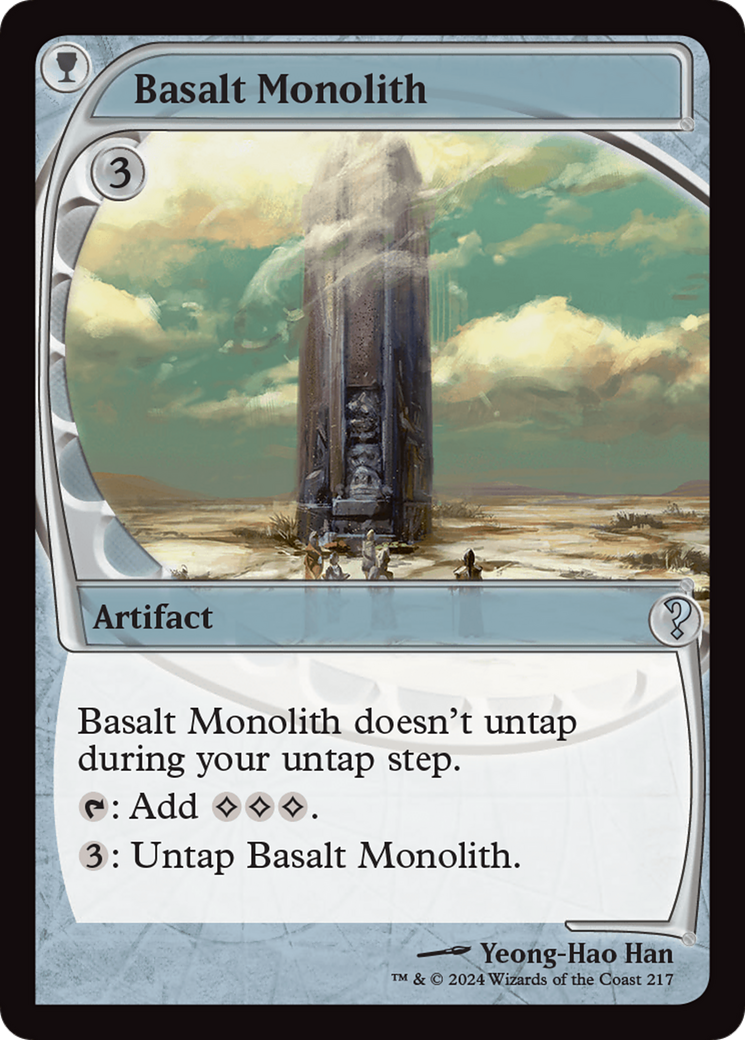 Basalt Monolith (Future Sight) [Mystery Booster 2] | Mindsight Gaming