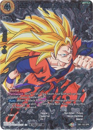 SS3 Tag Team Son Gohan (Vicious Rejuvenation Revival Pack) (DB1-102) [Promotion Cards] | Mindsight Gaming