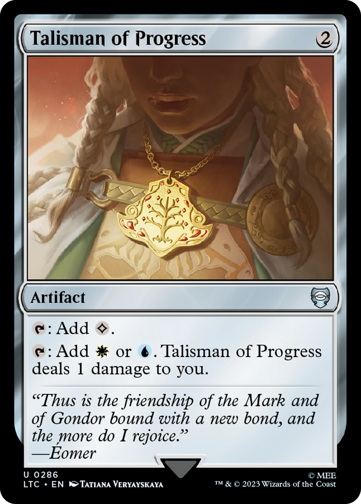 Talisman of Progress [The Lord of the Rings: Tales of Middle-Earth Commander] | Mindsight Gaming