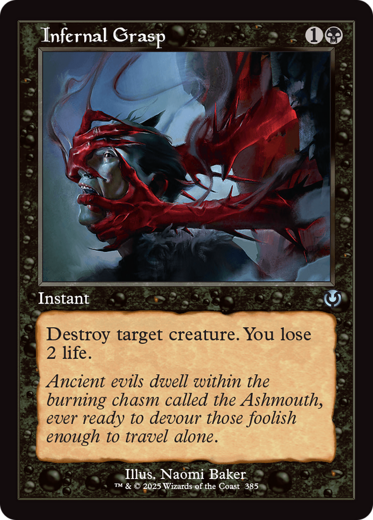 Infernal Grasp (Retro Frame) [Innistrad Remastered] | Mindsight Gaming