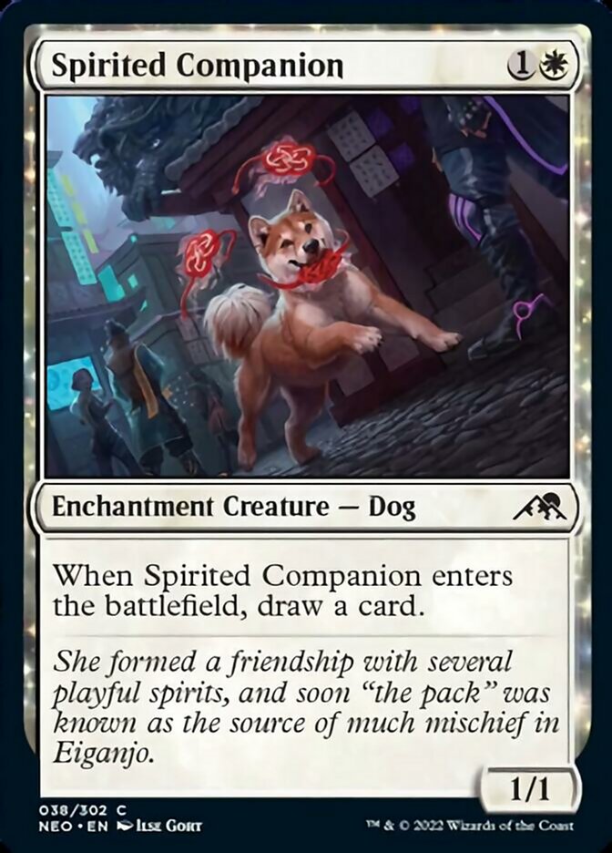 Spirited Companion [Kamigawa: Neon Dynasty] | Mindsight Gaming