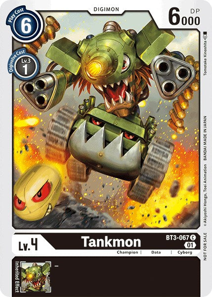 Tankmon [BT3-067] (Tamer Party Vol. 4) [Release Special Booster Promos] | Mindsight Gaming