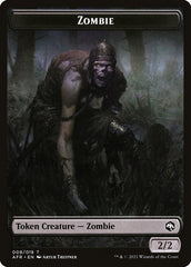 Zombie // Dog Illusion Double-Sided Token [Dungeons & Dragons: Adventures in the Forgotten Realms Tokens] | Mindsight Gaming