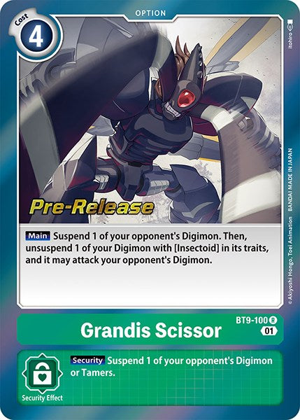 Grandis Scissor [BT9-100] [X Record Pre-Release Promos] | Mindsight Gaming