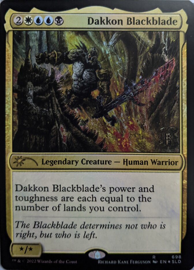 Dakkon Blackblade [Secret Lair Drop Promos] | Mindsight Gaming