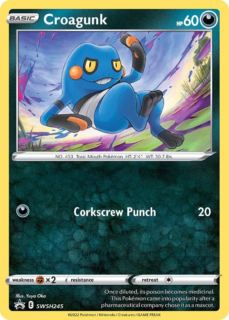 Croagunk (SWSH245) [Sword & Shield: Black Star Promos] | Mindsight Gaming