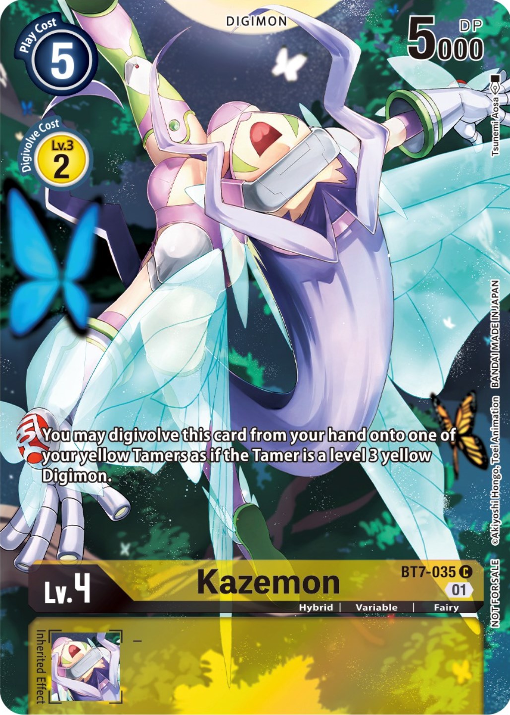 Kazemon [BT7-035] (2nd Anniversary Frontier Card) [Next Adventure Promos] | Mindsight Gaming