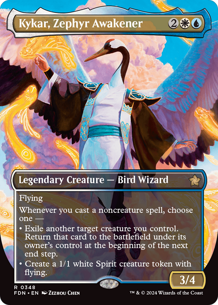 Kykar, Zephyr Awakener (Borderless) [Foundations] | Mindsight Gaming