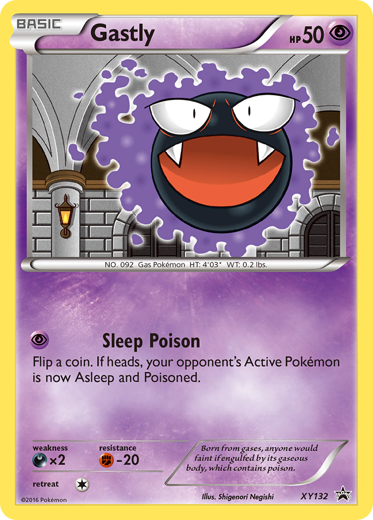 Gastly (XY132) [XY: Black Star Promos] | Mindsight Gaming