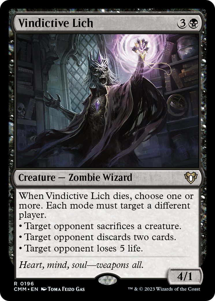 Vindictive Lich [Commander Masters] | Mindsight Gaming