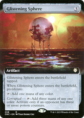 Glistening Sphere (Extended Art) [Phyrexia: All Will Be One Commander] | Mindsight Gaming