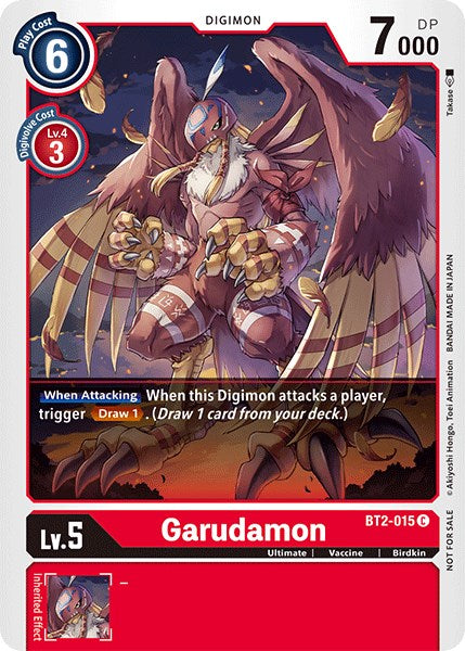 Garudamon [BT2-015] (Official Tournament Pack Vol.3) [Release Special Booster Promos] | Mindsight Gaming