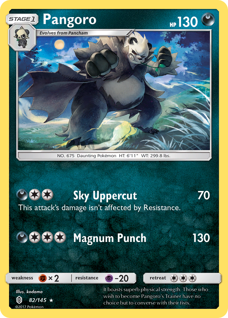 Pangoro (82/145) [Sun & Moon: Guardians Rising] | Mindsight Gaming