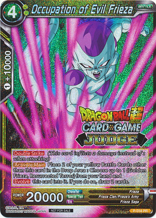 Occupation of Evil Frieza (P-018) [Judge Promotion Cards] | Mindsight Gaming