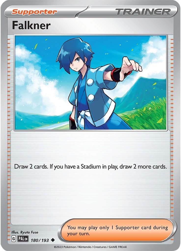 Falkner (180/193) [Scarlet & Violet: Paldea Evolved] | Mindsight Gaming