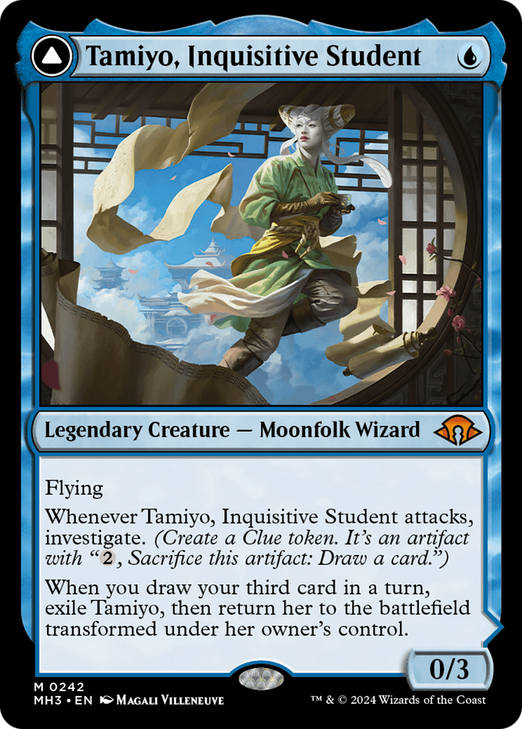 Tamiyo, Inquisitive Student // Tamiyo, Seasoned Scholar [Modern Horizons 3] | Mindsight Gaming