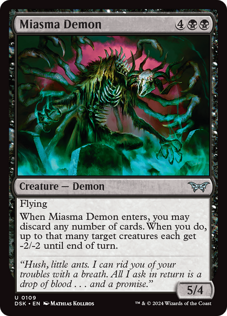 Miasma Demon [Duskmourn: House of Horror] | Mindsight Gaming