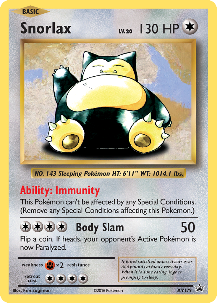 Snorlax (XY179) [XY: Black Star Promos] | Mindsight Gaming