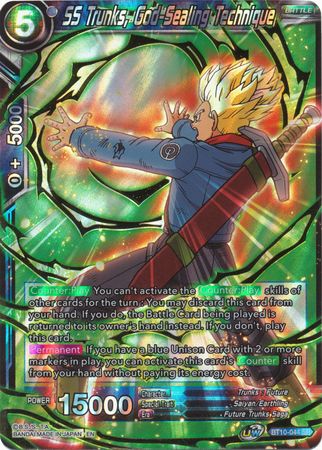 SS Trunks, God-Sealing Technique (BT10-044) [Rise of the Unison Warrior 2nd Edition] | Mindsight Gaming