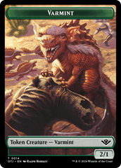 Varmint // Plot Double-Sided Token [Outlaws of Thunder Junction Tokens] | Mindsight Gaming