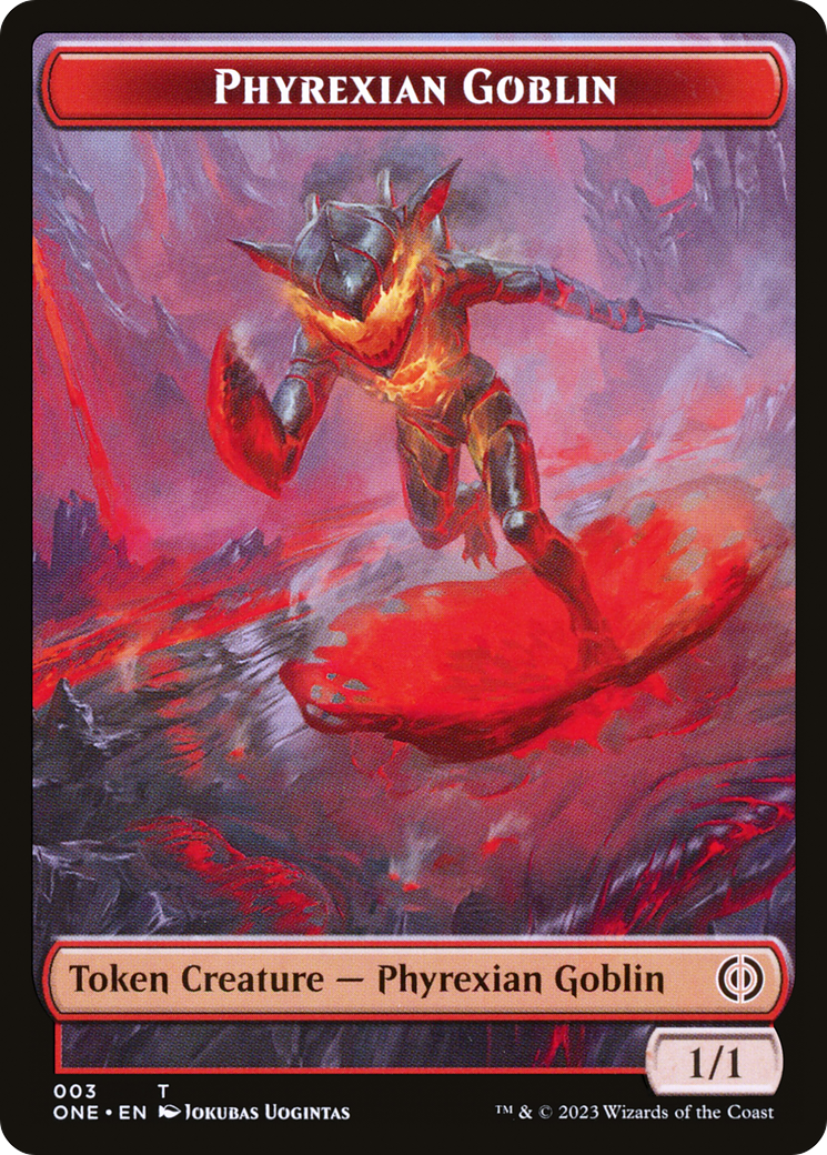 Phyrexian Goblin Token [Phyrexia: All Will Be One Tokens] | Mindsight Gaming