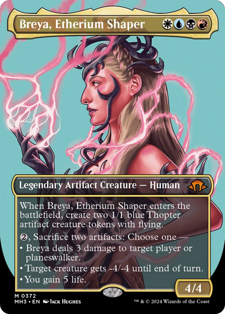 Breya, Etherium Shaper (Borderless) [Modern Horizons 3] | Mindsight Gaming