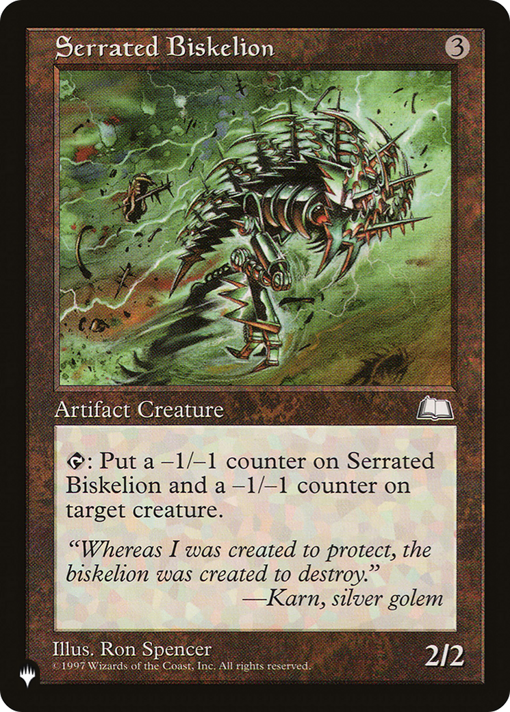 Serrated Biskelion [The List Reprints] | Mindsight Gaming