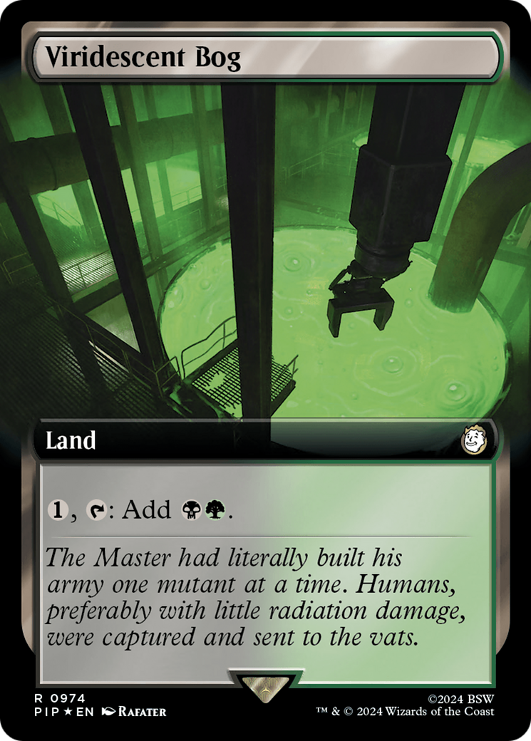 Viridescent Bog (Extended Art) (Surge Foil) [Fallout] | Mindsight Gaming