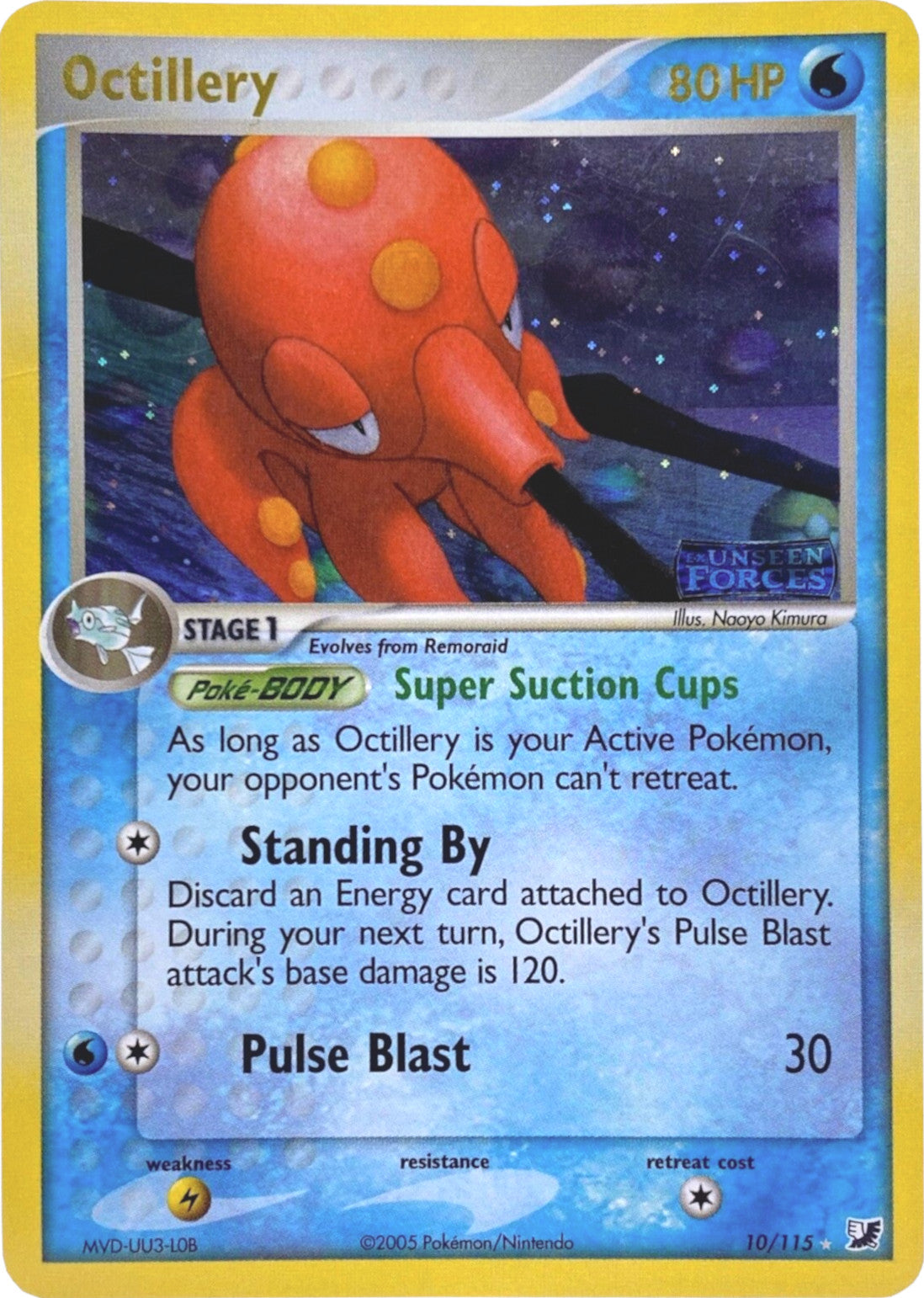 Octillery (10/115) (Stamped) [EX: Unseen Forces] | Mindsight Gaming