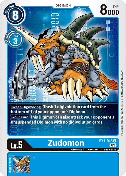 Zudomon [EX1-018] [Classic Collection] | Mindsight Gaming